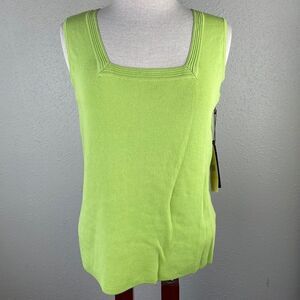 NWT Multiples Green Tank Top Size M